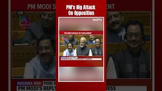 PM Modi Lok Sabha Speech | PM's Dig At Opposition: "They've Decided To Stay There For Long Time"