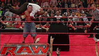 John Cena vs Jonathan Coachman Tables Match (Championship Surrender Ceremony?) RAW Sep 24,2007