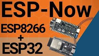 ESPNOW mix with #ESP32 and #ESP8266