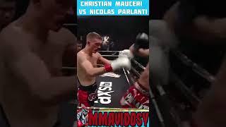 Knockout Spinning back elbow Lion Fight 24 - Christian Mauceri vs Nicolas Parlanti #shorts