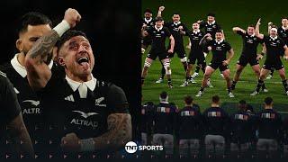 EPIC SCENES!  The All Blacks perform the Haka in front of Italy ‍