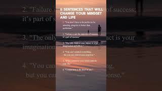 6 sentences that will change your mindset and life #growthmindset #mindsetmotivation #mindsetquotes