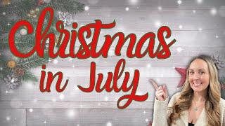 10 Christmas in July Home Decor DIY's - Christmas in July thrift flips - Christmas Trash to Treasure