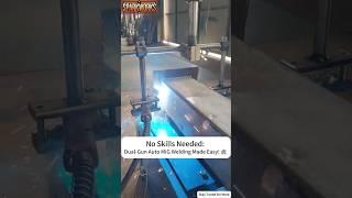 NO SKILLS NEEDED! Dual Gun Auto MIG Welding Made EASY  (Watch & Learn!)#welding #stickwelding