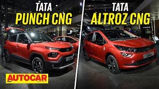 Tata Punch CNG / Tata Altroz CNG - Boot space unlocked! | Auto Expo 2023 | Autocar India