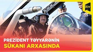 Prezident İlham Əliyevə çoxməqsədli JF-17C təyyarələri təqdim olunub