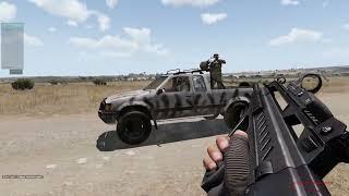 Arma3 Bug:  3CB Faction Mod - bulletproof Hilux Problem