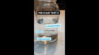 HIGH OR LOW? Hair Porosity Test  #shorts