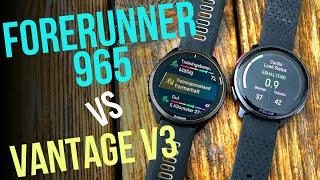 Polar Vantage V3 vs Garmin Forerunner 965 welche Premium Laufuhr ist die beste?