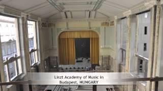 Liszt Academy of Music in Budapest, HUNGARY