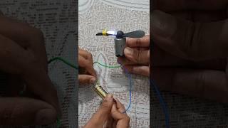 How to make Sparkling LED lighting using dc coreless motor | Science project