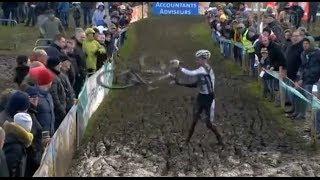 Niels Albert gaat door het lint in Hoogstraten 2014