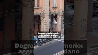 Carabinieri aggrediti e anziano barista insultato mentre pulisce il portico a Bologna