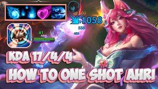 ONE SHOT BUILD INSANE FOR AHRI !! Spirit Blossom Ahri Gameplay