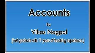 CA- Foundation- Accounts (1) (Overview of syllabus) - DK Gola Classes