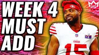 14 Players You MUST ADD Before Week 4 Fantasy Football