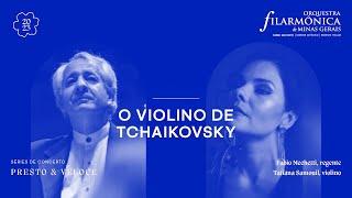 Schumann e Tchaikovsky. Regência de Fabio Mechetti e Tatiana Samouil ao violino