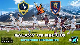 GALAXY VS RSL U16 MLS NEXT | EXTENDED HIGHLIGHTS 09/14/24