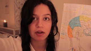 asmr phrenology head massage cranial personality test