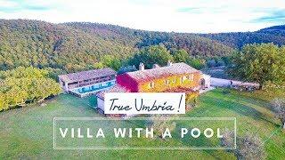 VILLA PIANESANTE -Villa in Umbria Italy -  Drone 2016