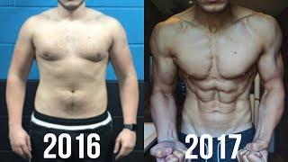 NATURAL 1 YEAR BODY TRANSFORMATION | JOSH SULLIVAN 20-21 (50+LBS FAT LOSS)