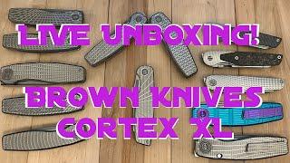 Pocket Priorities is Live! Unboxing Brown Knives Cortex XL