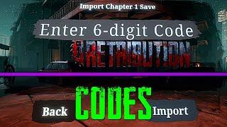 Retribution Unlock Codes - All Unlocks, Max Everything, Hardcore