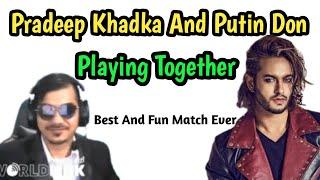 FIRST MATCH AND CHICKEN DINNER WITH PRADEEP KHADKA