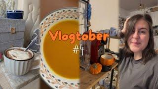 VLOGTOBER #4 | Tiramisu yulaf nasıl yapılmaz? Balkabağı çorbası (Hazır), Market alışverişi