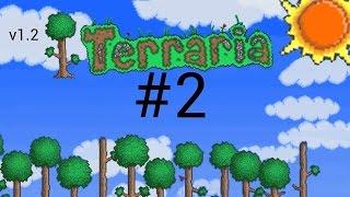 Прохождение игры terraria v1.2 на андроид #2 (неудачная битва с Скелетроном и копаем руды )