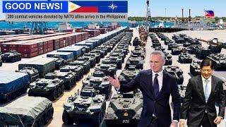 Big Surprise! 200 Military Vehicles and Equipment From NATO Allies Arrive in Subic Bay, Philippines