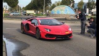 Supercars leaving accelerating at ‘herfstrit’ 2019| aventador svj, laferrari, 812 superfast, amg gtr