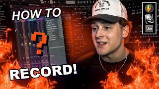 The BEST way to Record and Mix in FL STUDIO 21 (Free Template)