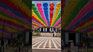 화성 용주사 대웅전 가는 길 #바램 #용주사 #명상 #연등 #힐링음악 #다양한 색들의 잔치