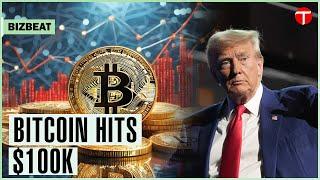 Bitcoin tops $100,000 on optimism over Trump crypto plans | The Express Tribune