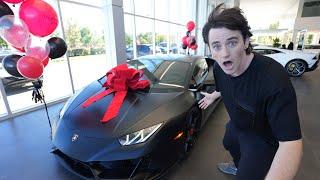 I surprised myself with a Lamborghini at 23 years old (emotional)