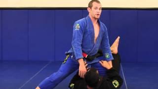 Jiu Jitsu videos Jeff Glover| Triangle choke from Knee-belly www.JiuJitsuPedia.com