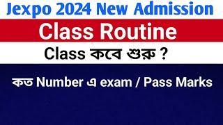 Jexpo 2024 New Admission 1st Year Class Start date | Class Routine , Full Marks , Pass Marks