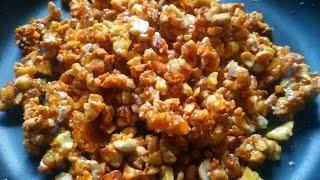 How to make Caramelized nuts (Recipe#58)