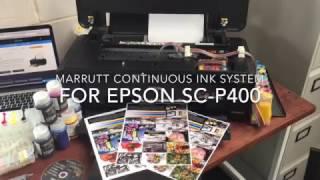 Marrutt Continuous Ink system for Epson SureColor SC-P400