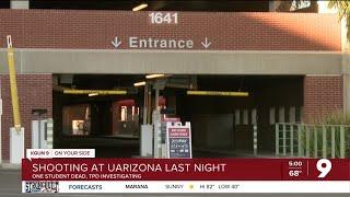 UA student found shot in parking garage near Cherry Avenue