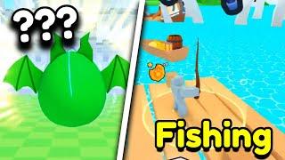 NEW HUGE DRAGON AND FISHING MECHANIC IN PETS GO