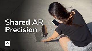 Precision demo: shared AR by Auki Labs and Matterless