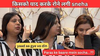 किसको याद करके रोने लगी sneha | Sneha Sachdeva vlogs  | Paras Thakral Marriage Vlog face reveal wife