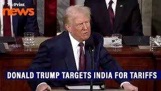 US President Donald Trump targets India for tariffs, says  'system is not fair to US'