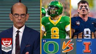 "Neither one can stop Dillon Gabriel" - Finebaum believes Oregon will dominate Illinois in Week 9