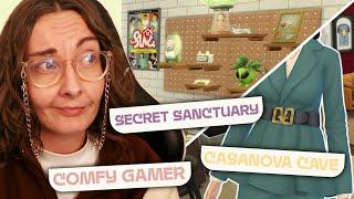 Don, Bella and lilsimsie got their very own kits?! Comfy Gamer, Secret Sanctuary and Casanova Cave