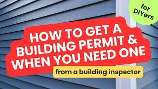 Building Permit Process And Inspection Requirements | DIY