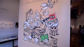 Plantu - Cinquante ans de dessins de presse, Bibliothèque nationale de France - Paris avril 2018