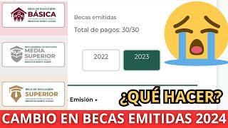 Becas Emitidas 30/30 Pagos de las Becas Benito Juárez 2024 Triple Pago para Todos